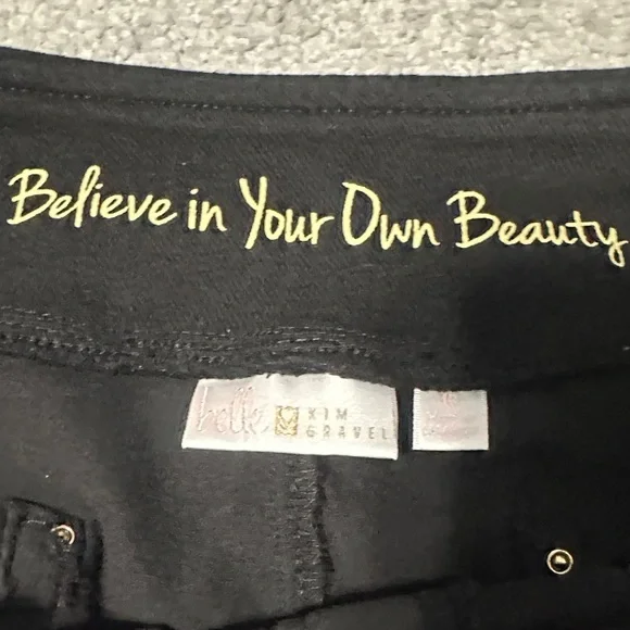 Belle by Kim Gravel Black Ankle Jeans - Picture 5 of 6